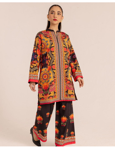 Multicolor Printed Shirt And Trouser...