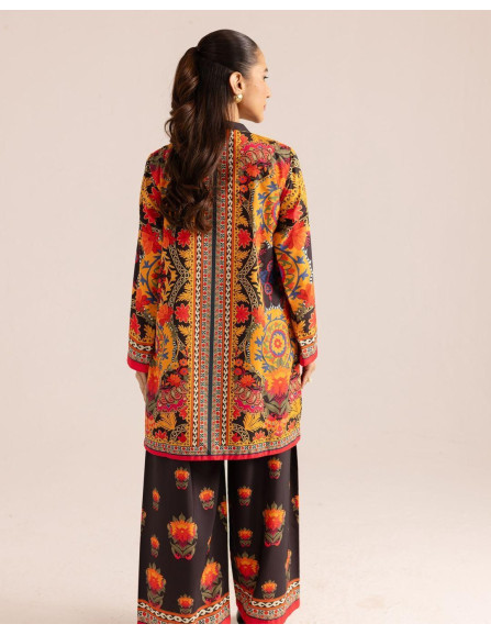 Multicolor Printed Shirt And Trouser...