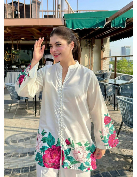 Stylish Women's Stitched Shirt And...