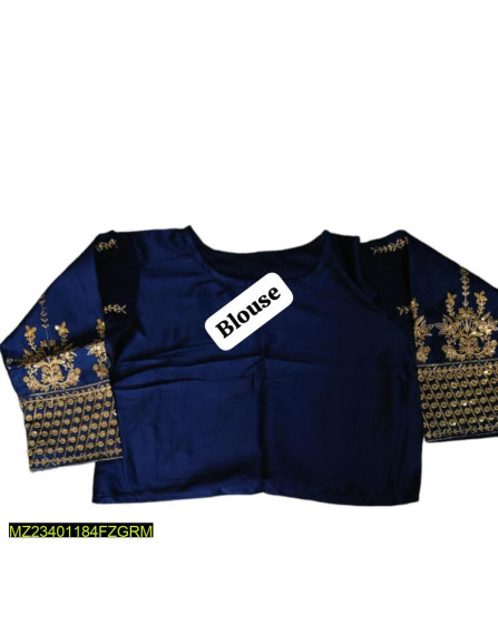 Women's Stitched Chiffon Embroidered...