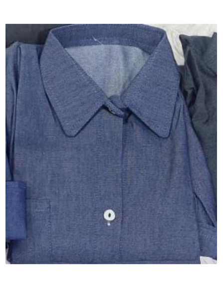 Stylish Blue Denim Co-Ord Set - 2 Pcs...