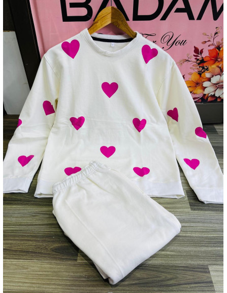 Stylish Printed Fleece Sweatshirt...