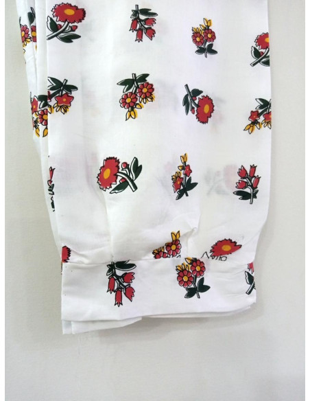 Printed Linen Women's Stitched Suit 3 Pcs Set