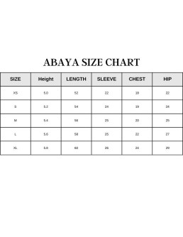 Women's Stitched Grip Abaya 2