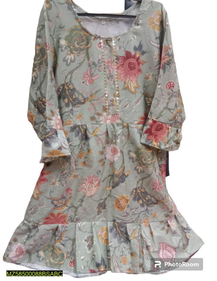 1 Pc Women's Stitched Katan Silk...