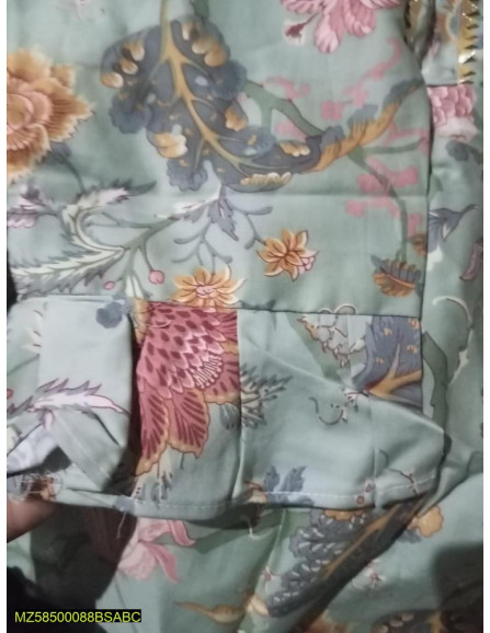 1 Pc Women's Stitched Katan Silk...