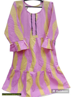 1 Pc Women's Stitched Katan...