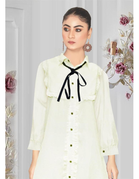 1 Pc Women's Stitched Grip Dyed Top