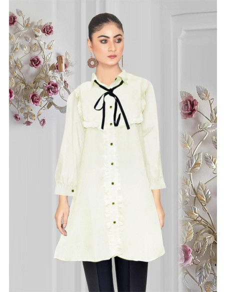 1 Pc Women's Stitched Grip Dyed Top