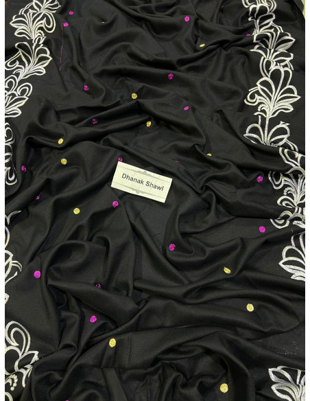  unstitched Dhanak Embroidered dress 