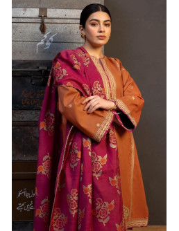 Stunning Orange Embroidered... 2