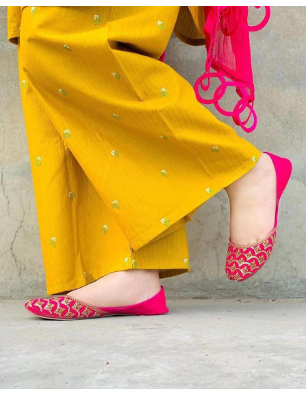 2 Pcs Women's Stitched Cotton...