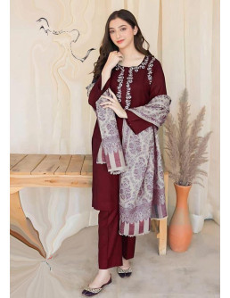 3 Pcs Women's Unstitched...