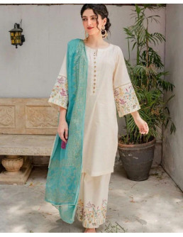 3 Pcs Women's Unstitched... 2