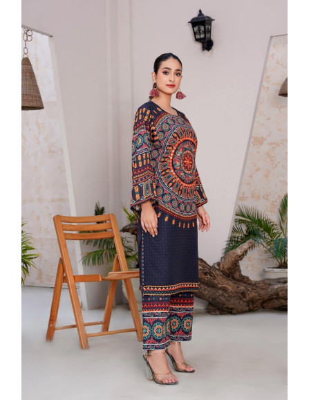 Women's Stitched Printed Shirt and...