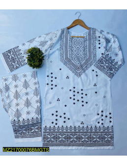 2 Pcs Women's Stitched...