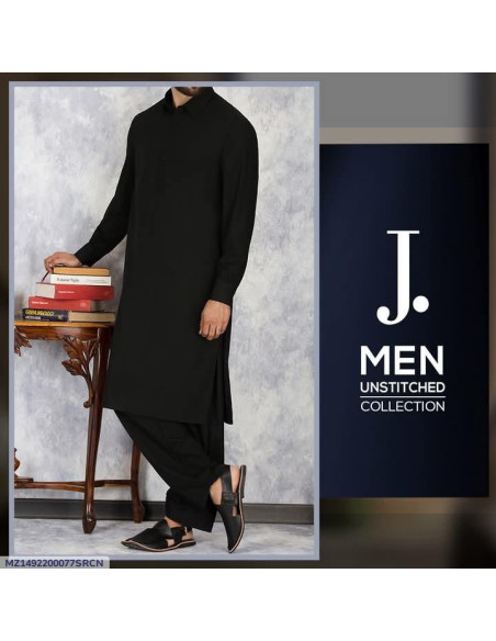 Mens Unstitched Wash And Wear Plain Suit