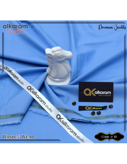 Mens Unstitched Wash And Wear Plain Suit