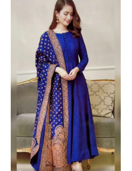 3 pcs  Dhanak Embroidered... 2