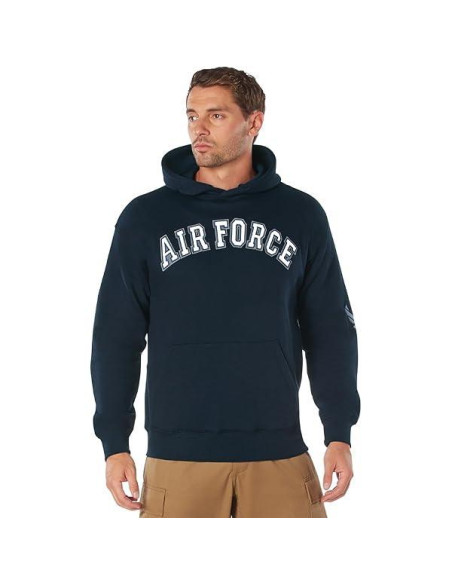 Men's Cotton Fleece Embroidered Hoodie - 1 Pc