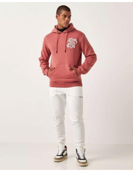 Men's Cotton Embroidered Hoodie - 1...