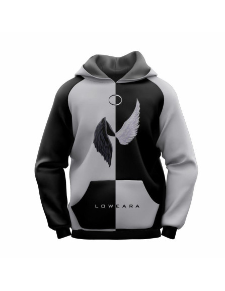 Grey Unisex Printed Hoodie - 1 Pc...