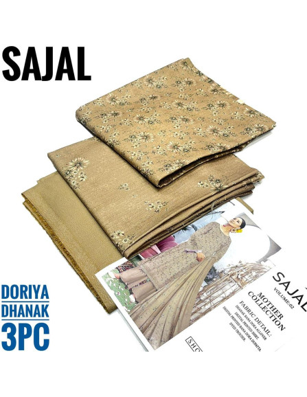 Stylish Digital Print Dhanak Suit Set...