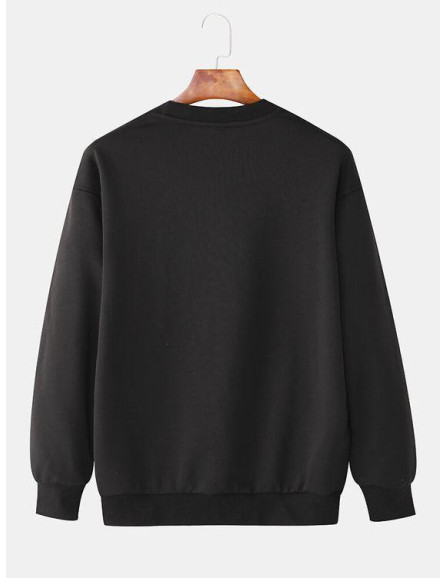  Men's Fleece Printed Sweatshirt,...