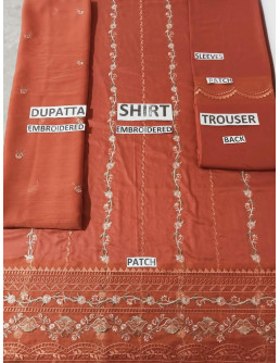 3 Pcs Women's Unstitched... 2