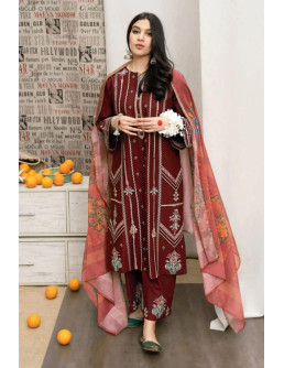 Stunning Maroon 3 Pcs...