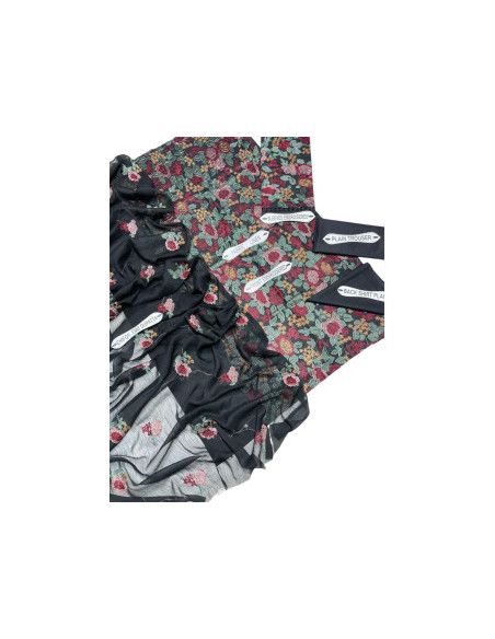 3 Pcs Women's Unstitched Linen Printed Suit