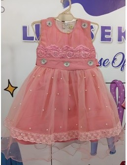 Baby Pearl Net Embroidered...