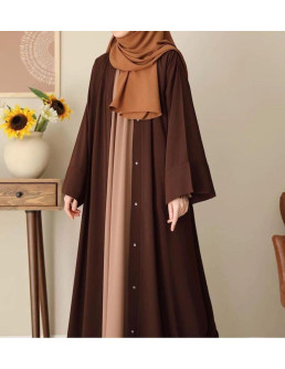 Georgette Full Abaya With...
