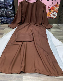 Georgette Full Abaya With... 2