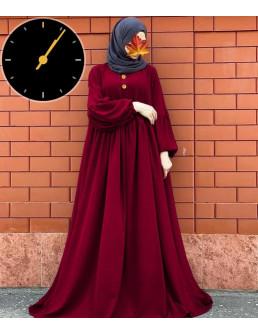 Classic Maroon Georgette...