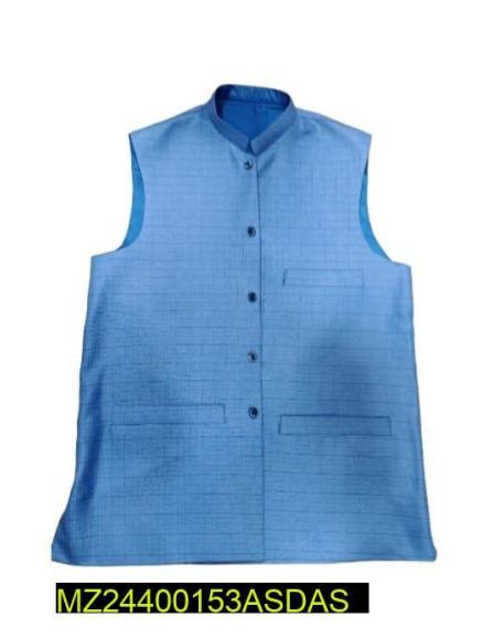 1 Pc Men's Stitched Cotton Plain...