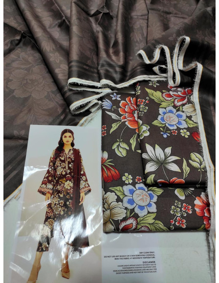 3 Pcs Women's Unstitched Digital...