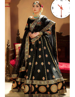 Elegant Silk Embroidered...