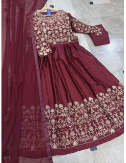 Shamoz Silk Maxi Suit - 3... 2