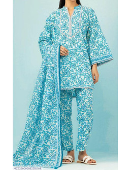 3 Pcs Women's Unstitched...