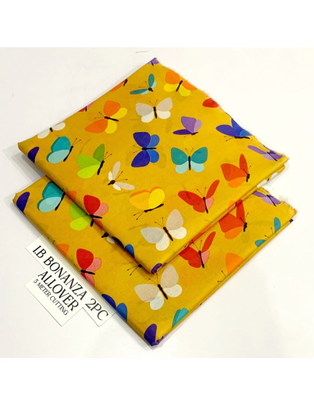 2PC BONANZA Lawn unstitched suit