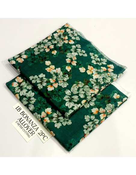  2PC BONANZA Lawn unstitched suit