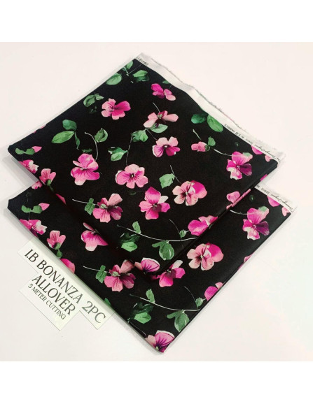 2PC BONANZA Lawn unstitched suit