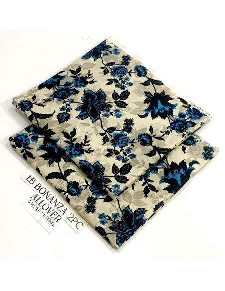 2PC BONANZA Lawn unstitched suit