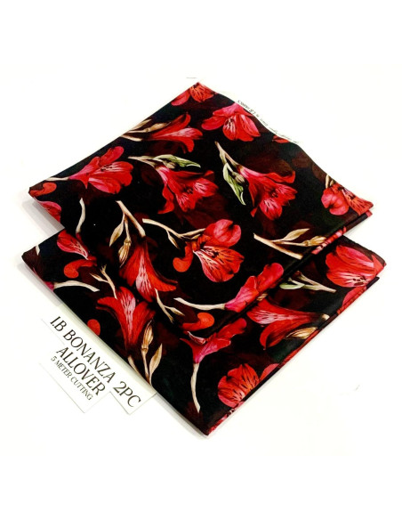 2PC BONANZA Lawn unstitched suit