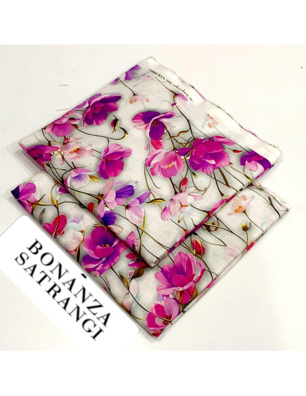 2PC BONANZA Lawn unstitched suit