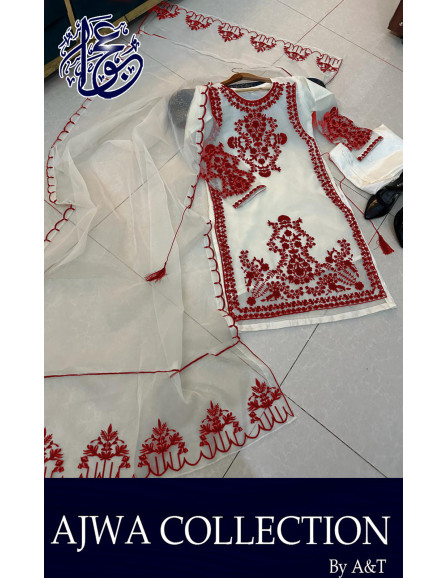 3Pcs stitched Shirt With Fully...