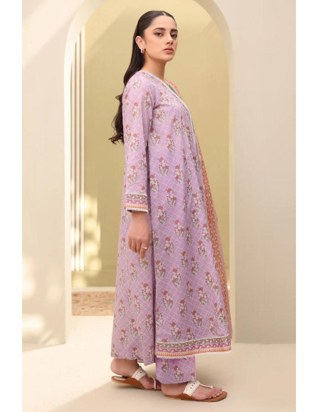 3 Pcs Women's Unstitched Printed Suit 