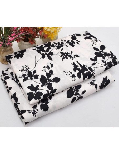 2 Pcs Women's Unstitched Printed Suit  