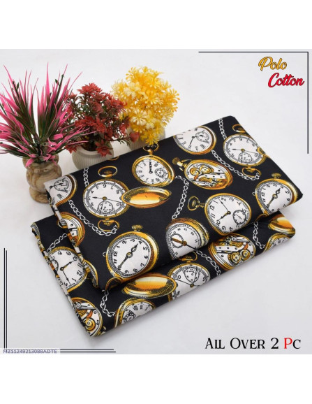 Pcs Women's Unstitched Printed Suit  